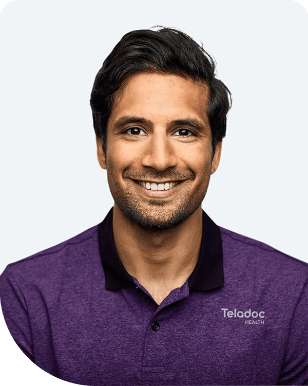 Health coach smiling
