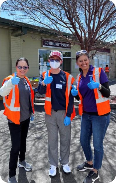 Bay Area neighborhood group volunteering at Tri-City Volunteers in Fremont, CA